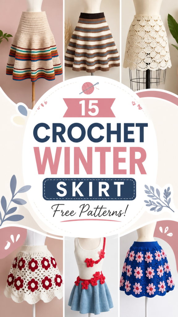Cute Crochet Skirt Ideas Stylish Winter Skirt Patterns to Try