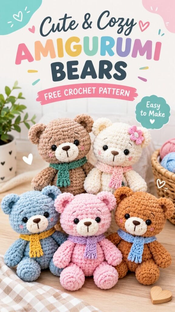Cute Crochet Stuffies Adorable Amigurumi Ideas to Make and Gift