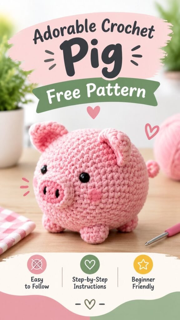 Cute Pig Crochet Pattern Ideas for Adorable Handmade Amigurumi Fans