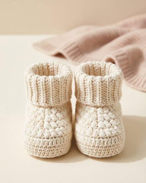 Cozy Crochet Baby Booties Adorable Handmade Baby Gift Idea