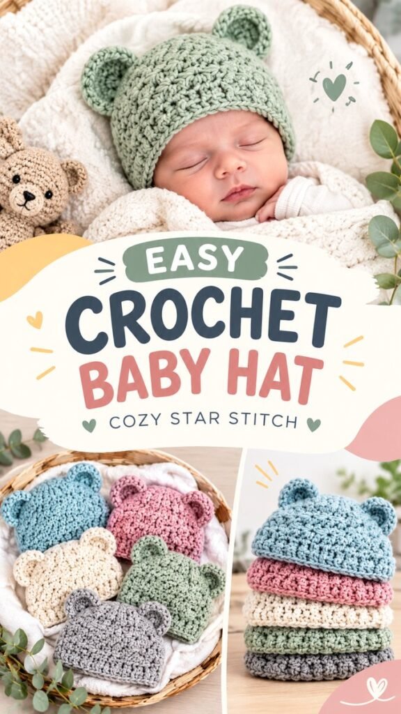Easy Baby Crochet Ideas Adorable Hats  Cozy Handmade Projects