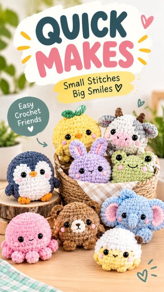 Easy Crochet Patterns for Beginners Cute Projects to Make Today
