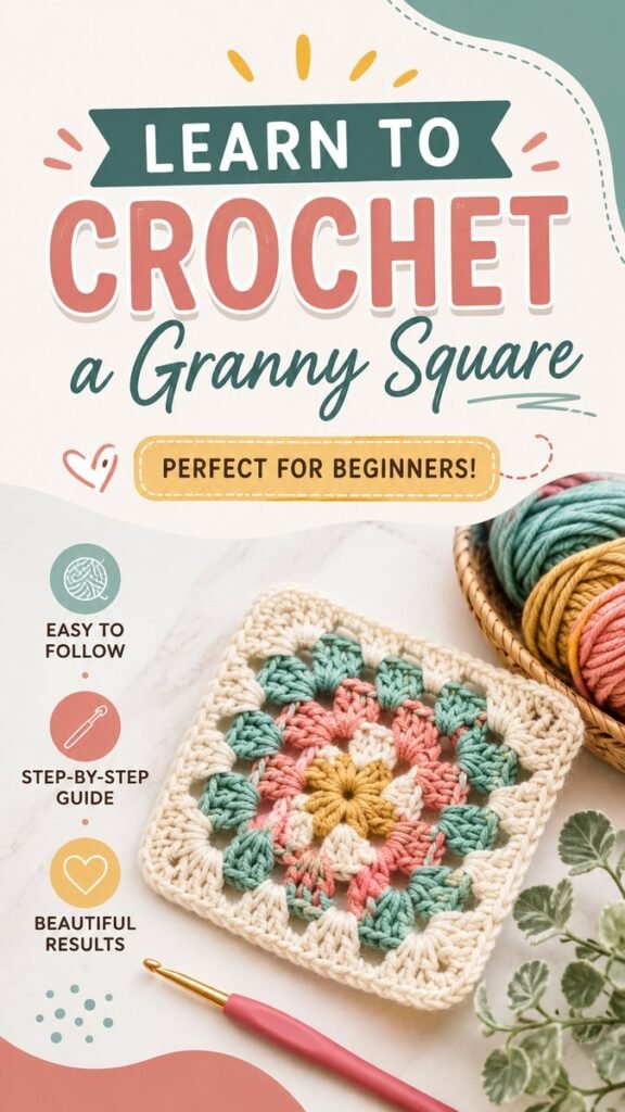 Easy Crochet Tutorials for Beginners Step-by-Step Granny Square Guide
