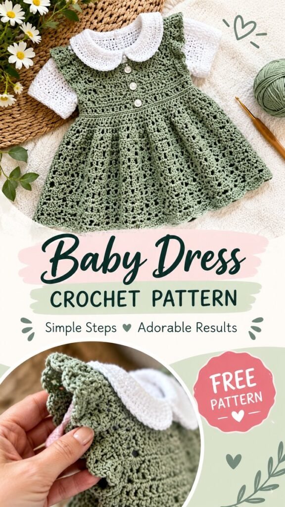 Free Crochet Baby Dress Patterns for Adorable Handmade Outfits