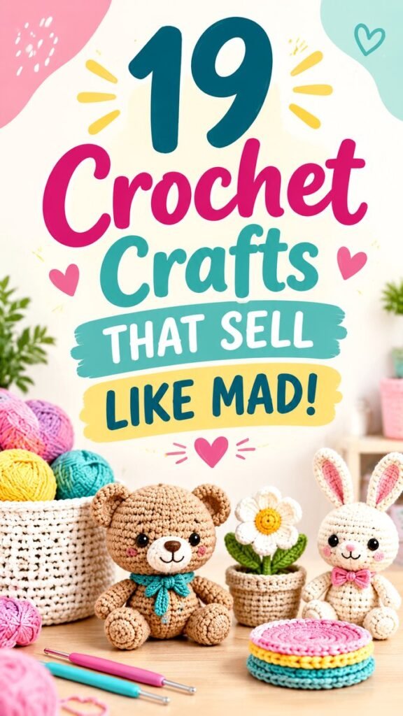 19 Fun Crochet Patterns to Make Cute Handmade Crafts Everyone Will Love
