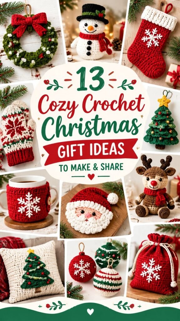 Holiday Crochet Gift Ideas Cozy Handmade Projects Everyone Will Love
