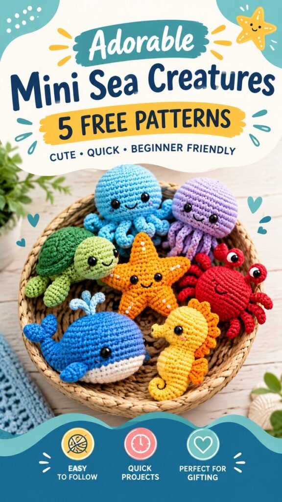 Miniature Crochet Animals Cute  Easy Free Patterns for Beginners