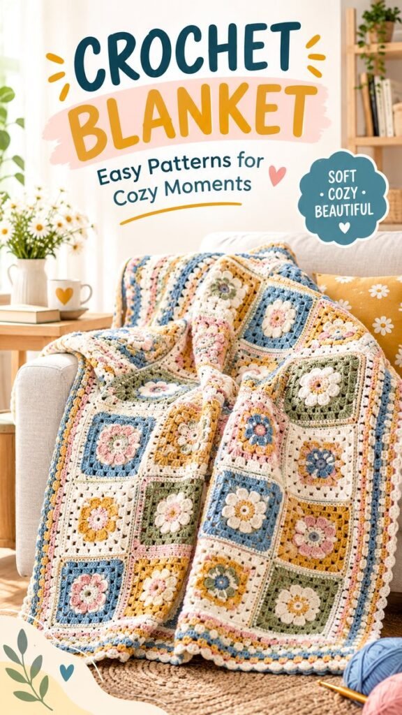 Cozy Crochet Blanket Ideas Beautiful Granny Square Patterns to Make at Home