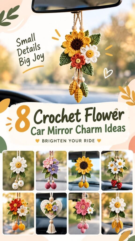 New Crochet Ideas 8 Cute Flower Projects to Brighten Your Day