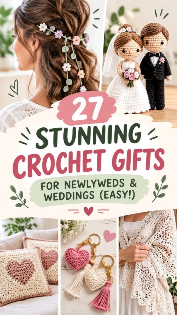 Quick Crochet Wedding Gift Ideas for Newlyweds and Weddings