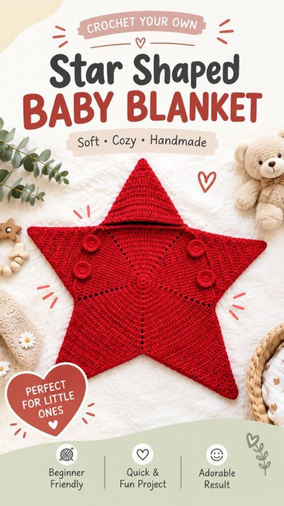 Star Baby Blanket Crochet Pattern for a Cozy Handmade Baby Gift