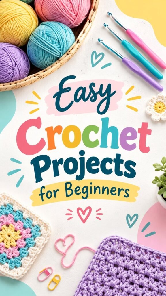 Easy Crochet Things to Make Simple Crochet Ideas for Beginners