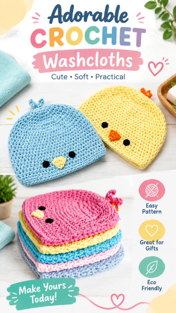 Cute Crochet Chick Hats for Babies and Kids  Easy Handmade Hat Pattern Ideas
