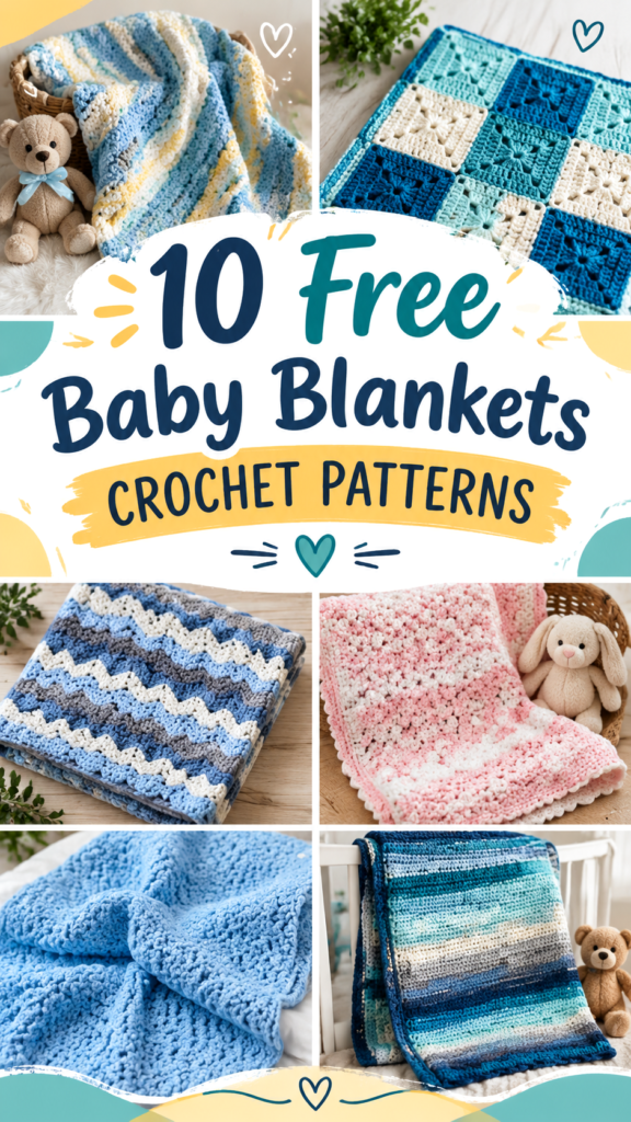 Free Baby Boy Crochet Blanket Patterns for Cozy Nursery Ideas