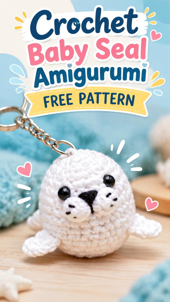 Cute Crochet Baby Seal Pattern Easy Amigurumi Seal Plush Tutorial