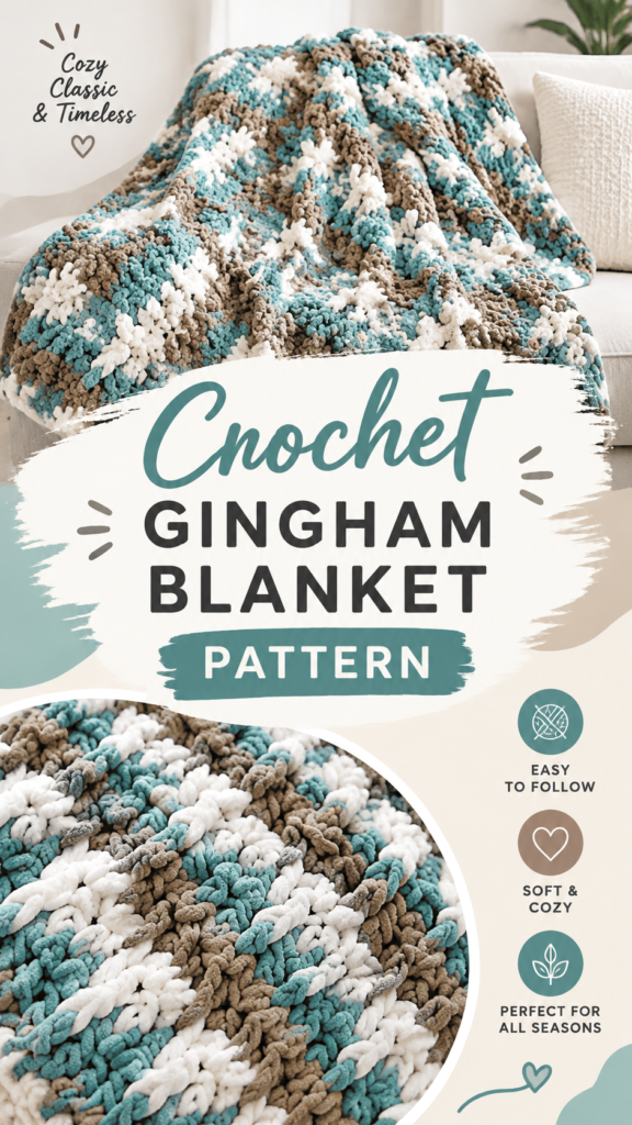 Bernat Baby Blanket Yarn Crochet Patterns Cozy Gingham Blanket Ideas