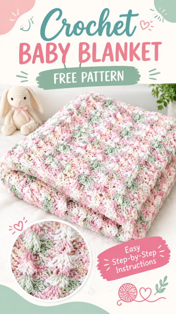 Free Bernat Baby Sport Crochet Blanket Patterns for Beginners