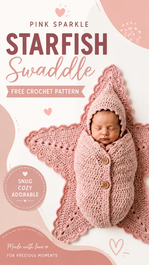 Crochet Baby Swaddle Pattern Free Cozy Newborn Cocoon Blanket Tutorial