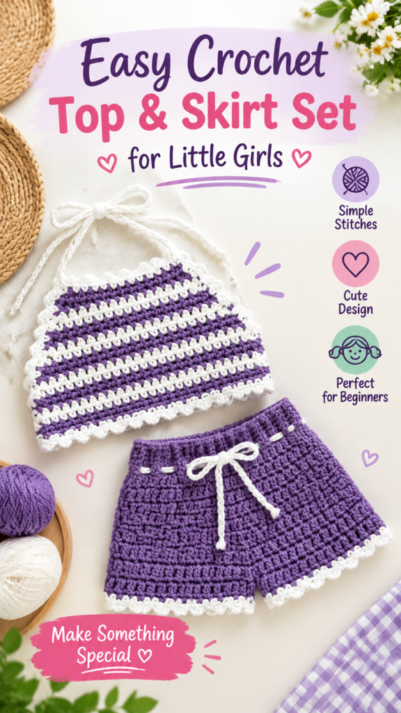 Adorable Crochet Baby Swimsuit Pattern  Handmade Summer Outfit