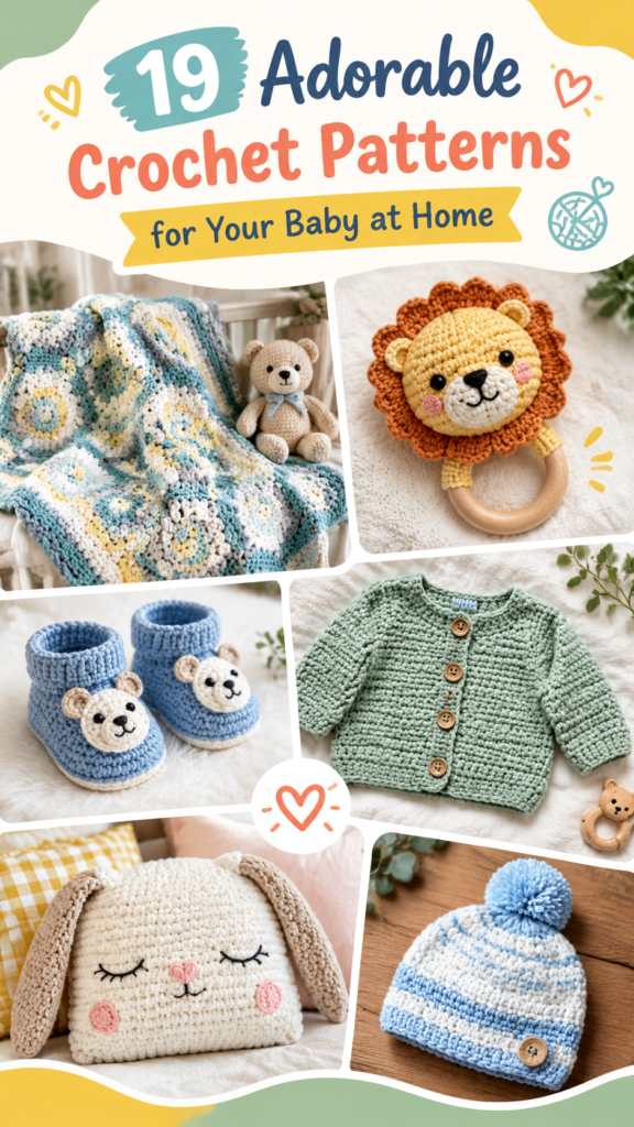 19 Must-Make Crochet Projects for Baby at Home