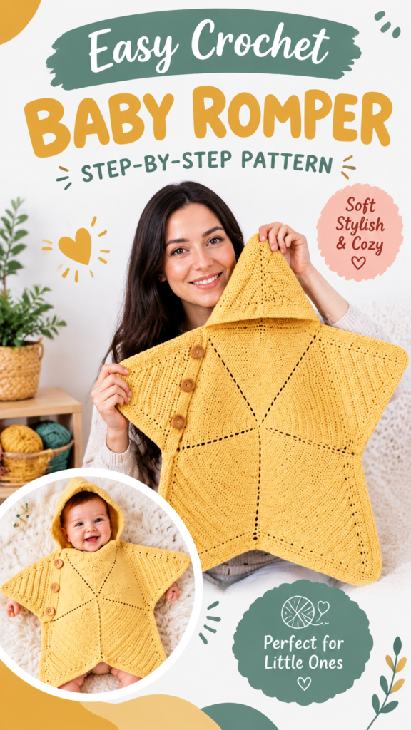 Free Star Baby Blanket Crochet Pattern  Cozy Baby Afghan Tutorial